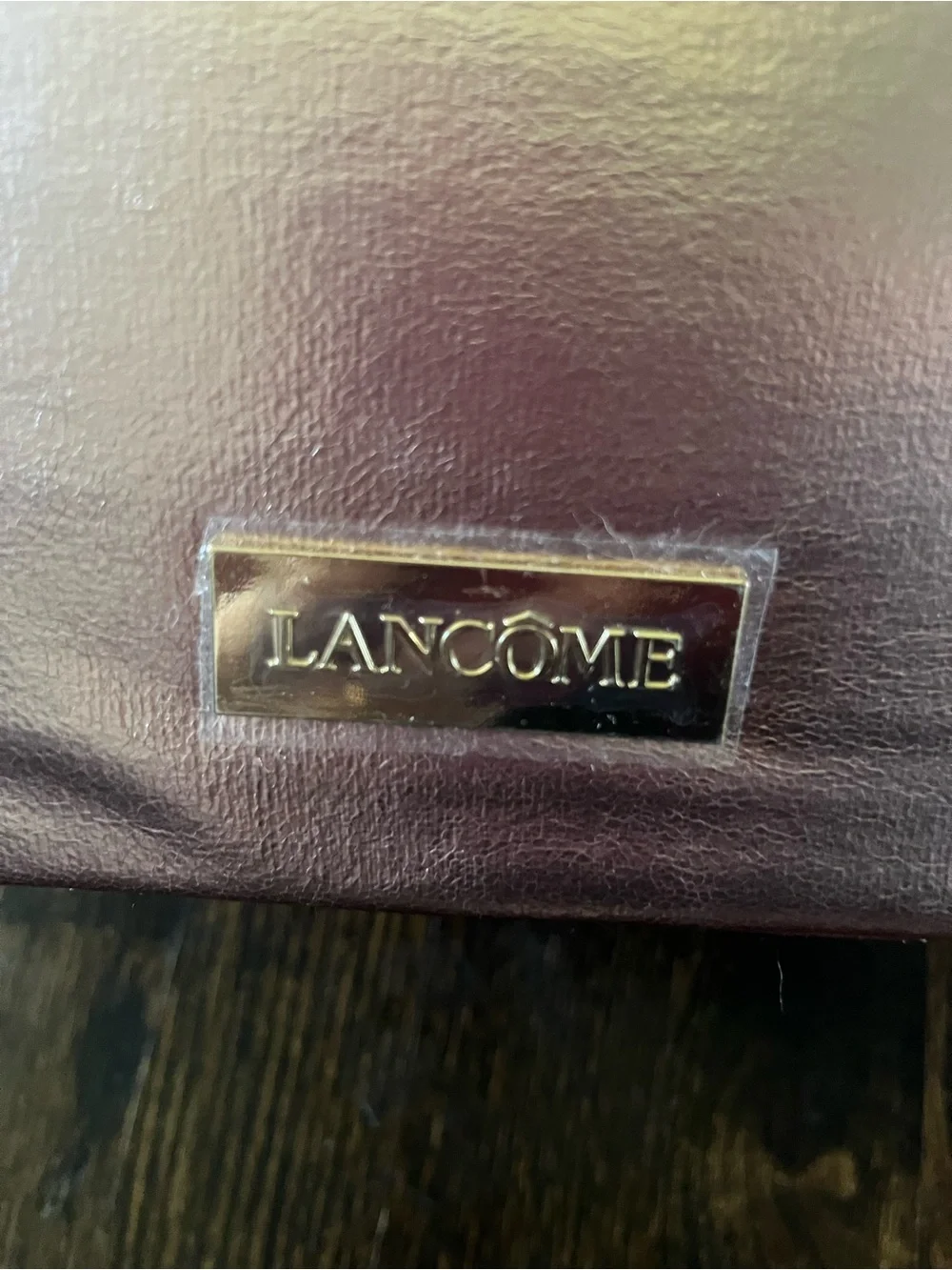 Lancôme Gold Makeup Case Cosmetic Bag